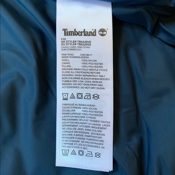 Timberland Men’s Quilted Water Resistant Vest - Picture 4 of 5